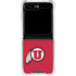 University of Utah Logo Galaxy Z Flip6 Clear Case